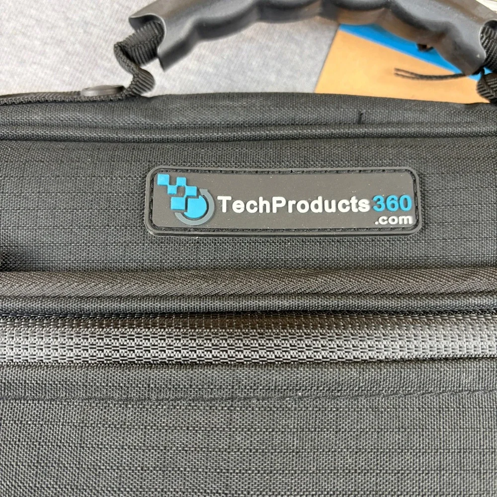 TechProducts360 Work-In Case 11‎ Inch Black Laptop Tablet Messenger Bag New